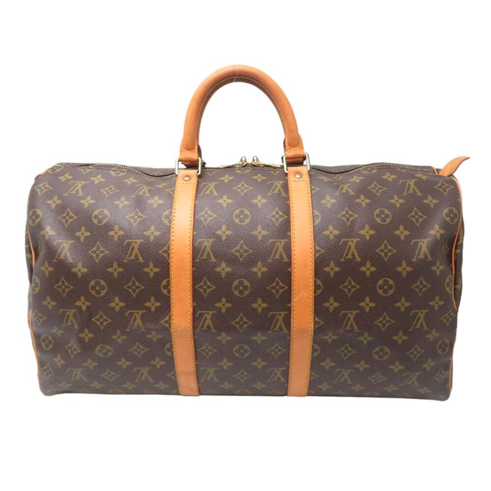 LOUIS VUITTON Brown Monogram Keepall 50 Boston Bag - Picture 2 of 9